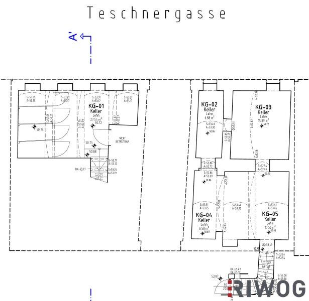 Kellergeschoss Vermessungsplan