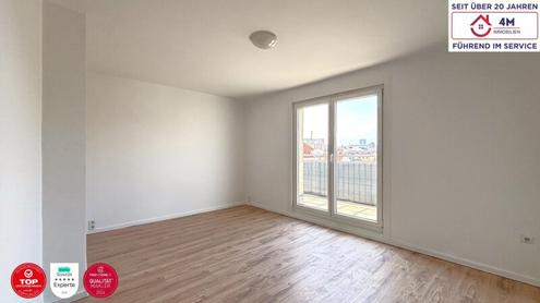 Stilvolle Dachgeschosswohnung im Neubau - U1 direkt vor der Tür
