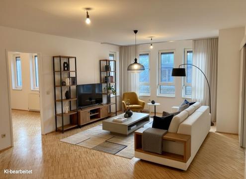 Urbanes Wohnen in Ruhelage - Stilvolle 2-Zimmer-Wohnung mit Innenhofgarten