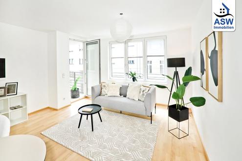 Sonnige 3-Zimmer-Wohnung mit Loggia & Top-Infrastruktur - Wohnen beim Rennweg!