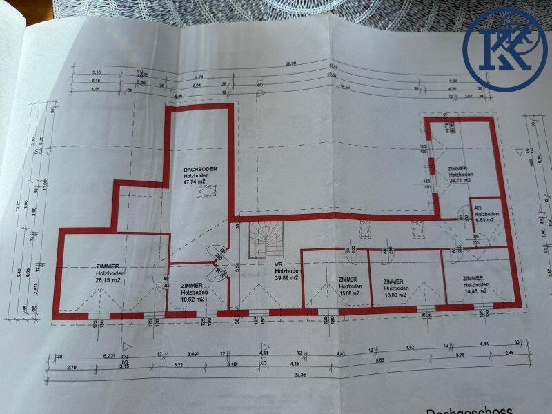 Grundriss Dachgeschoss