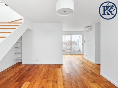 Luxus-Dachgeschosswohnung mit Galerie und zwei Terrassen in bester Lage des 9. Bezirks