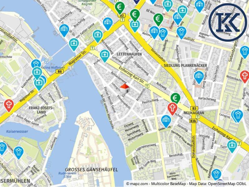 Geolyzer Kartenausschnitt