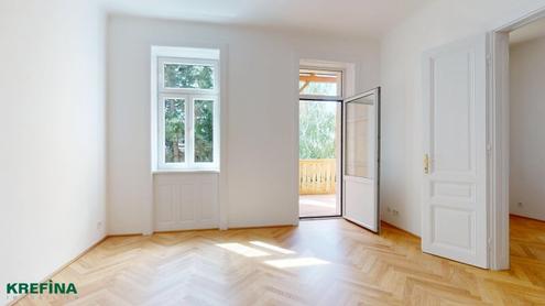 Fasangartengasse/Stranzenberggasse: Erstbezug - Unbefristet - Loggiawohnung