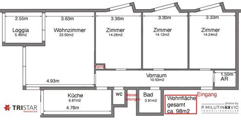 NEUER PREIS++ Gro�z�gige 4-Zimmer Neubauwohnung mit Loggia ( ca. 98 m2), n�he Bahnhof ++S�d-Westausrichtung mit AbendSonne & AbendRot++Ihr SONNIGES Zuhause