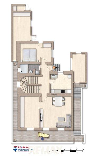 Grundriss Erdgeschoss m�bliert