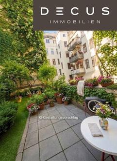 4-Zimmer (WG) Wohnung mit ruhiger Innenhofterrasse | m�bliert oder unm�bliert