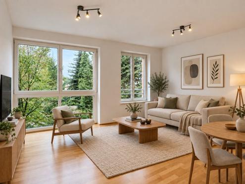 Ruhige 2-Zimmer-Wohnung mit Gr�nblick nahe Sch�nbrunn