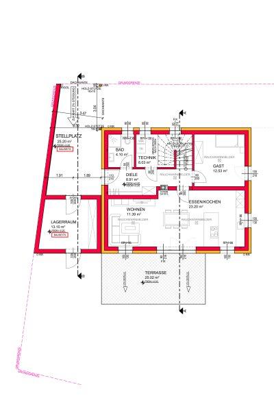 Grundriss Skizze Erdgescho�