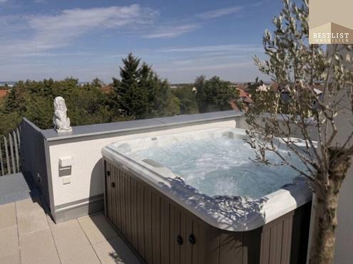 Neubau-Dachterrassen Penthouseflair mit 72 m² privaten Freiflächen, Whirlpool & Fernblick