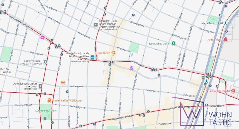 Umgebung (Quelle: Google Maps)