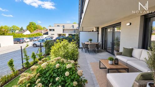 Neuwertige 4-Zimmer-Gartenwohnung mit gro�er Loggia & Stellplatz
