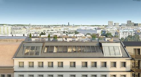 Baubewilligter Rohdachboden mit tollem Ausblick und Balkon-Option N�he U5-Station "Matzleinsdorfer Platz"!