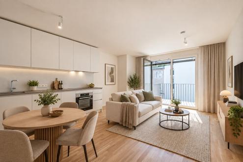 ASG IV-Qualitatives Wohnen in urbaner Lage: hochwertiger 2-Zimmer ZWEITBEZUG mit BALKON! Provisionsfrei!