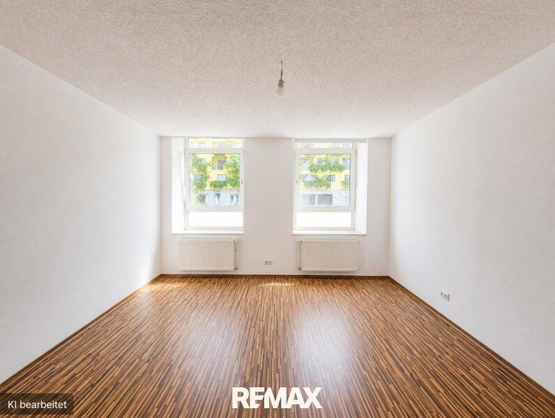 Wohnzimmer ETW 1020 Wien KI bearbeitet