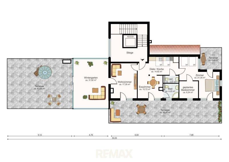 Plan 2D Wohnung