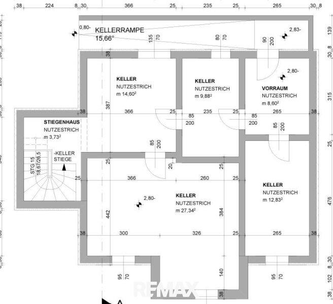 Plan Keller Einfamilienhaus