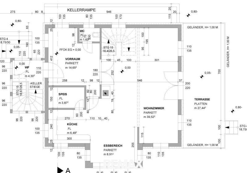 Plan EG Einfamilienhaus