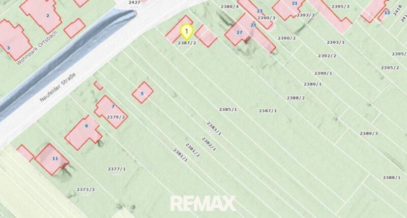 22 Plan GST 7053 Hornstein Geodaten
