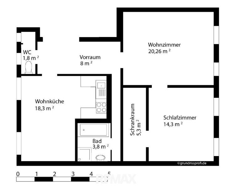Planskizze unm�bliert