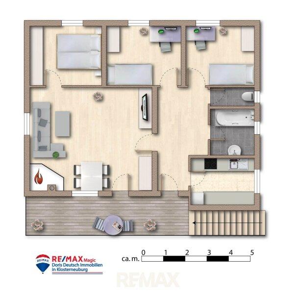 Grundriss m�bliert