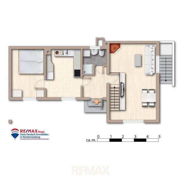 Grundriss Erdgeschoss m�bliert