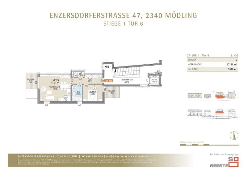 Wohnungsgrundriss T�r 1/6