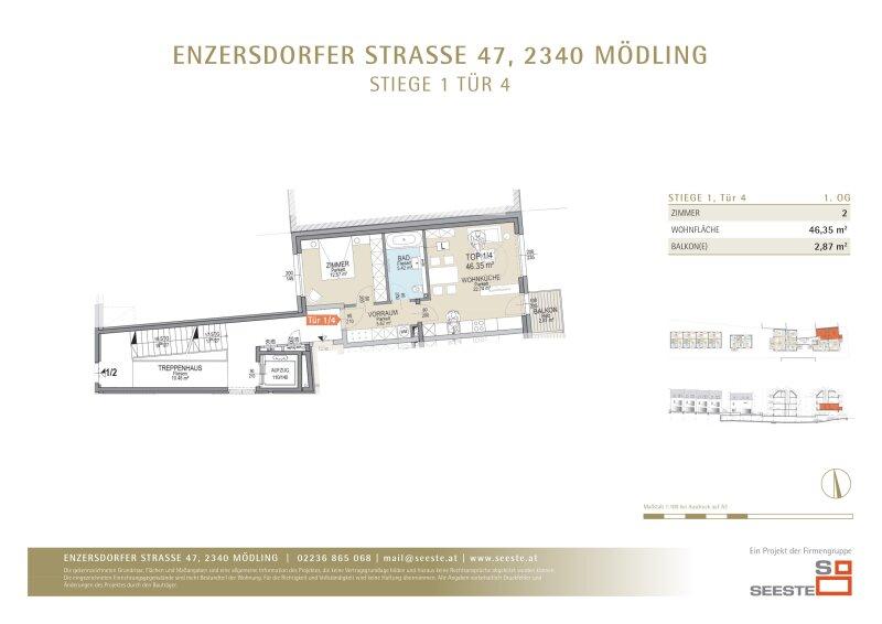 Grundriss T�r 1/4