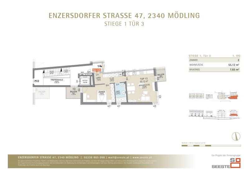 Grundriss T�r 1/3