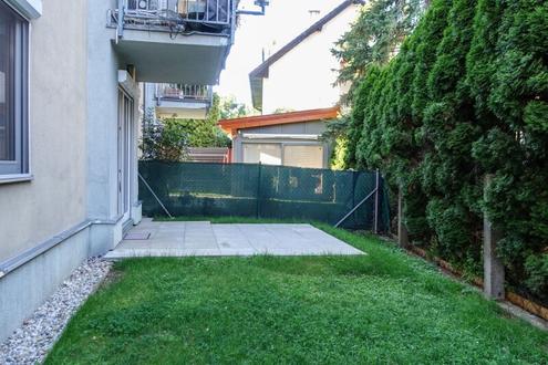 Gartenwohnung mit zwei Zimmern, Terrasse & Tiefgarage im Pressbaumer Zentrum