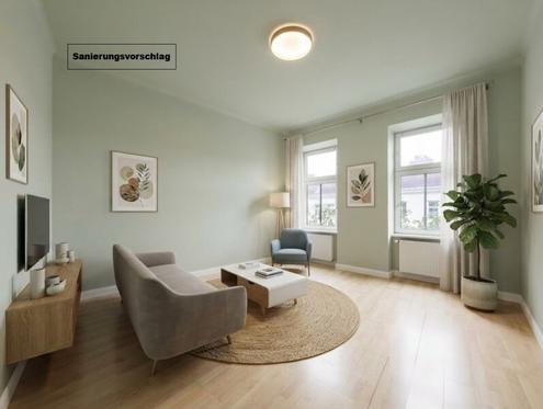 ++Q18++ Charmante Altbau-Gar�onni�re mit Sanierungspotenzial