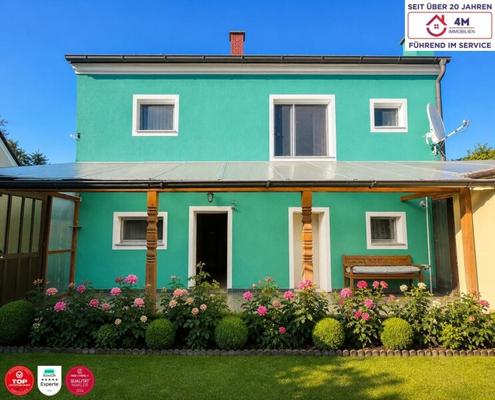 Familienhit mit großem Garten, Nebengebäuden und Bahnanschluss