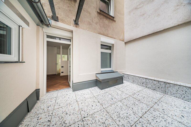 privater Innenhof