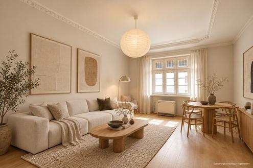 ++NEU++ Ruhige 2-Zimmer Altbau-Wohnung (sanierungsbed�rftig) mit getrennter K�che - Umbau-Potenzial!