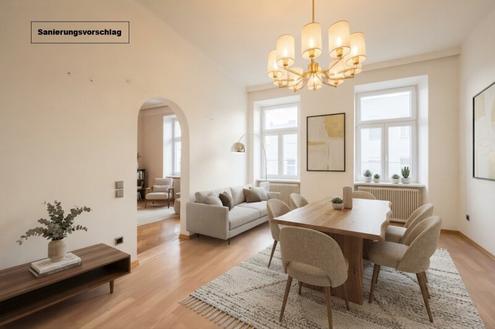 ++NEU++ 4-Zimmer-Altbauwohnung mit Gestaltungspotenzial in ruhiger Lage