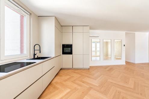 3 Zimmer Design-Apartment mit 17 m² Loggien & 360°-Dachterrasse