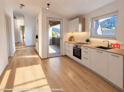 Charmante 3-Zimmer-Wohnung mit Loggia und Seeblick