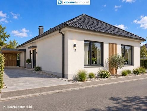 Wohnen Sie modern und neu auf einer Ebene - den eigenen Garten genie�en!