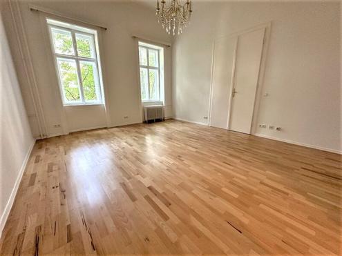 MÖLLWALDPLATZ, U1-NÄHE, 71 m2 Altbau mit Balkon, 3 Zimmer, Küche, Wannenbad, 1. Liftstock, Belvedere-Nähe