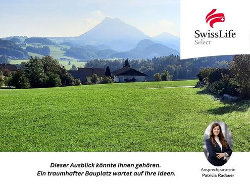 Seltene Gelegenheit in Hof bei Salzburg - Exklusives Baugrundst�ck mit Bergpanorama und m�glichem Fuschlseeblick.