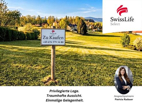 Seltene Gelegenheit in Hof bei Salzburg - Exklusives Baugrundst�ck mit Bergpanorama und m�glichem Fuschlseeblick.