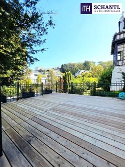 Hietzing Deluxe! Generalsanierte Luxuswohnung mit riesiger Privatgarage! Gro�er Garten + Riesige Terrassen + 4 Zimmer, 3 B�der, 3 WCs und viel Raum! Premium Wohngef�hl!