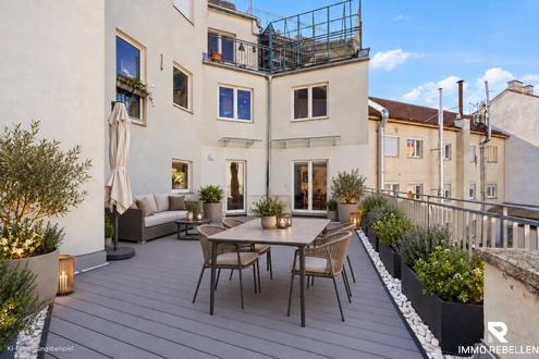 Terrassenhighlight am Floridsdorfer Spitz - Gro�z�gige 3-Zimmer-Wohnung mit 49 m� Terrasse (U6 Floridsdorf)