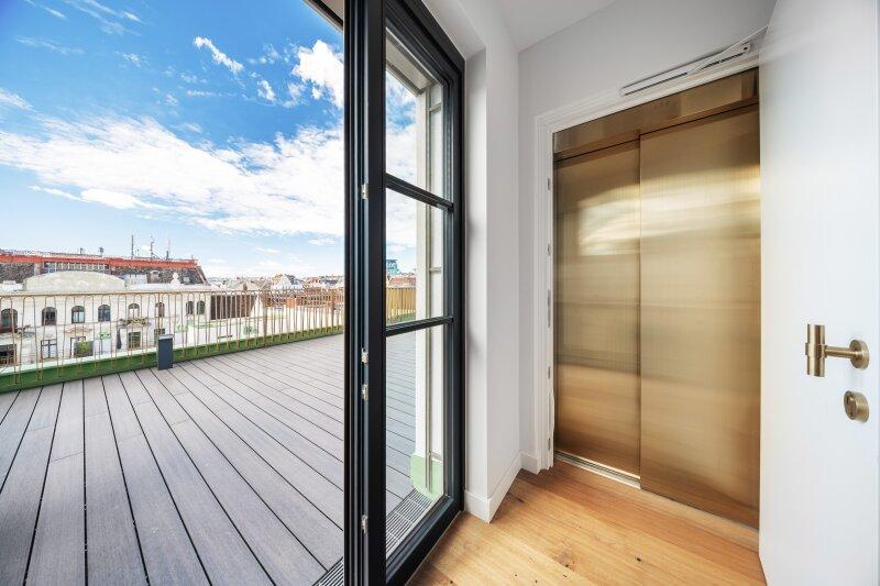 Liftzugang Dachterrasse