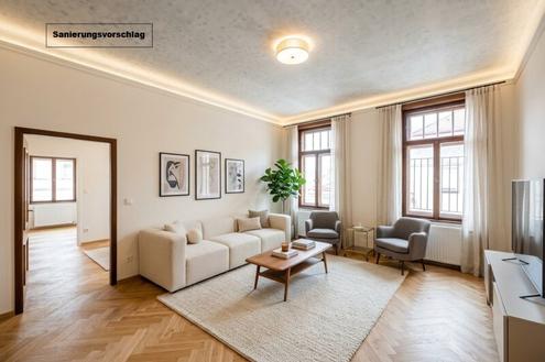 ++NEU++ Deine Ideen. Dein Altbau! 3-Zimmer mit Lift am Alsergrund - komplett sanierungsbed�rftig