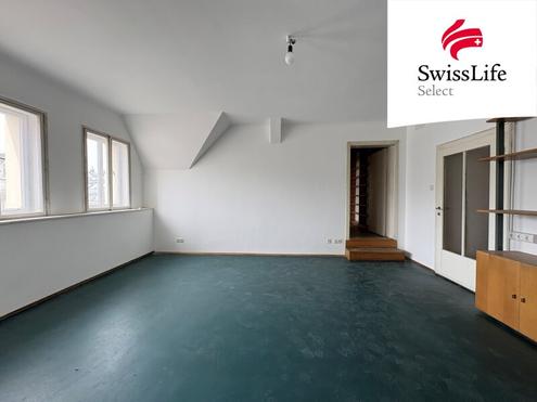 Sanierungsbed�rftige Dachgeschosswohnung | 5 Zimmer | Nahe U4 Pilgramgasse