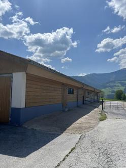 Landwirtschaft mit Haus, Hallen und Stallgeb�ude