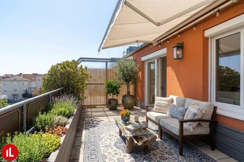 Wohnen auf zwei Ebenen | gro�z�gige Maisonette mit zwei Freifl�chen in Schwechat