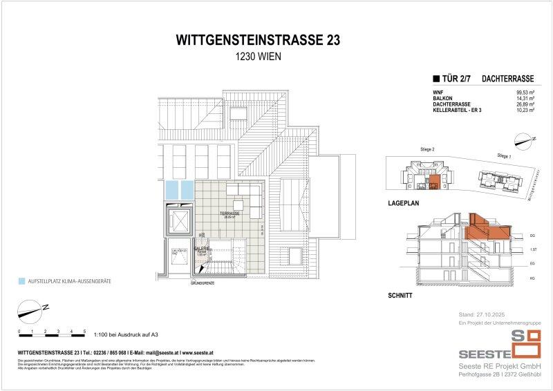 Grundriss 2/7 Dachterrasse