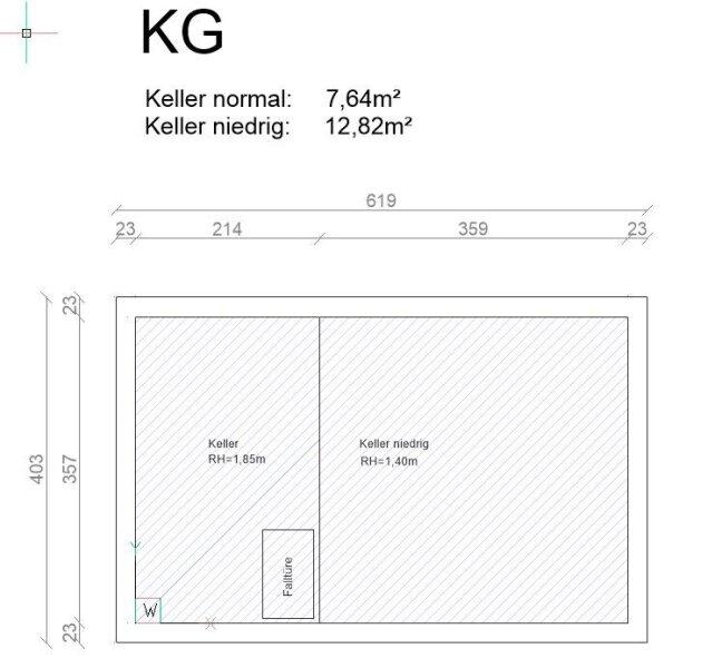 Planskizze Keller